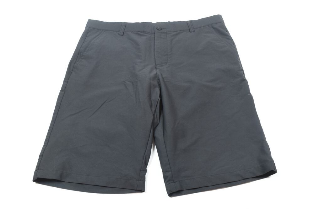 J.Lindeberg Golf Shorts Mens 38 Black Lightweight Stretch 11" Classic Fit